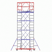 Вышка-тура 0,7 х 1,6 базовый блок + 4 секции (6,4 метров)